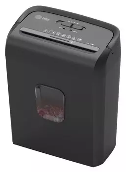 Шредер Cactus CS-SH-6-13-4X12 (секр.P-4); фрагменты 4х12мм; одновременная загрузка листов 13; объем 13 лтр.; переработка: скрепки, скобы, пл.карты
