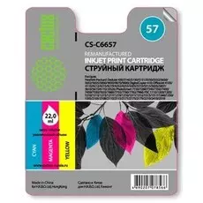 Струйный картридж Cactus CS-C6657 (HP 57) цветной для HP DeskJet 450, 5150, 5650, 5850, 9680; OfficeJet 4110, 4215, 5510, 5610, 6110; PhotoSmart 7260, 7350, 7450, 7660, 7760, 7960; PSC 1110, 1210, 1315, 2110, 2210, 2410, 2510 (22 мл.)