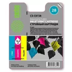 Струйный картридж Cactus CS-C8728 (HP 28) цветной для HP DeskJet 3320, 3420, 3520, 3535, 3550, 3645, 3650, 3740, 3840, 5150, Fax 1240, OfficeJet 4105, 4110, 4211, 4251, 5500, 5510, PSC 1110, 1200, 1210, 1310, 1340, 1350 (16,4 мл.)