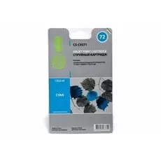 Струйный картридж Cactus CS-C9371 (HP 72) голубой для HP DesignJet SD Pro MFP, T610, T620, T770, T790, T1100, T1100 MFP, T1100ps, T1120, T1120hd, T1120sd, T1200, T1200hd, T1200ps, T1300, T2300 eMFP, T2300ps eMFP (130 мл.)