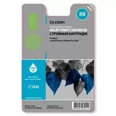 Струйный картридж Cactus CS-C9391 (HP 88XL) голубой увеличенной емкости для HP OfficeJet K5300 Pro, K5400 Pro, K550 Pro, K8600 Pro, L7400 Pro, L7480 Pro, L7500 Pro, L7580 Pro, L7590 Pro, L7680 Pro, L7780 Pro (29 мл.)