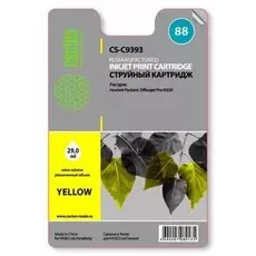 Струйный картридж Cactus CS-C9393 (HP 88XL) желтый увеличенной емкости для HP OfficeJet K5300 Pro, K5400 Pro, K550 Pro, K8600 Pro, L7400 Pro, L7480 Pro, L7500 Pro, L7580 Pro, L7590 Pro, L7680 Pro, L7780 Pro (29 мл.)