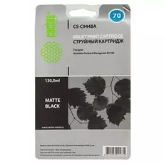 Струйный картридж Cactus CS-C9448A (HP 70) матово-черный для HP DesignJet Z2100, Z2100gp, Z3100, Z3100gp, Z3100ps gp, Z3200, Z3200ps, Z5200, Z5400 ePrinter, Z5400ps PostScript (130 мл.)