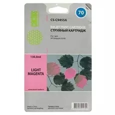 Струйный картридж Cactus CS-C9455A (HP 70) светло-пурпурный для HP DesignJet Z2100, Z2100gp, Z3100, Z3100gp, Z3100ps gp, Z3200, Z3200ps, Z5200, Z5400 ePrinter, Z5400ps PostScript (130 мл.)