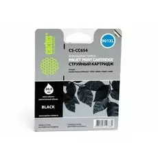 Струйный картридж Cactus CS-CC654 (HP 901XL) черный увеличенной емкости для HP OfficeJet 4500 series, 4500 G540a, 4500 G540g, 4500 G540n, J4524, J4535, J4580, J4624, J4660, J4680 (20 мл.)
