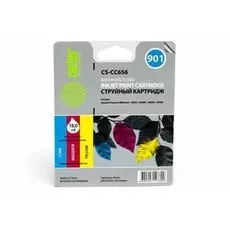 Струйный картридж Cactus CS-CC656 (HP 901) цветной для HP OfficeJet 4500 series, G540a, G540g, G540n, J4524, J4535, J4580, J4624, J4660, J4680 (18 мл.)