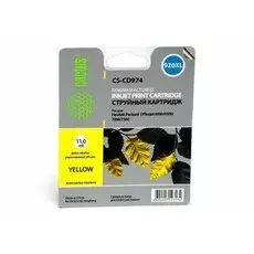 Струйный картридж Cactus CS-CD974 (HP 920XL) желтый увеличенной емкости для HP OfficeJet 6000 Pro, 6500, 6500a, 7000, 7500, 7500a (e910a) (11 мл.)
