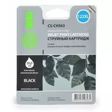 Струйный картридж Cactus CS-CH563 (HP 122XL) черный увеличенной емкости для HP DeskJet 1000 J110, 1050 J410, 1051 J410, 1055 J410, 1510 All-in-One, 2000 J210, 2050 J510, 2054A J510, 3000 J310, 3050 J610, 3052A J611, 3054 J610 (20 мл.)