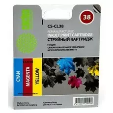 Струйный картридж Cactus CS-CL38 (CL-38) цветной для Canon Pixma iP1800, iP1900, iP2500, iP2600, MP140, MP190, MP210, MP220, MP470, MX300 (205 стр.)