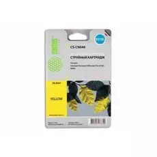 Струйный картридж Cactus CS-CN048 (HP 951XL) желтый увеличенной емкости для HP OfficeJet 251dw Pro, 276dw Pro, 8100 Pro, 8100e, 8600 Pro (N911a), 8600 Pro Plus (N911g), 8610 Pro (A7F64A), 8615 Pro, 8616 Pro, 8620 Pro (A7F65A) (26 мл.)