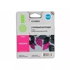 Струйный картридж Cactus CS-CN055 (HP 933XL) пурпурный увеличенной емкости для HP OfficeJet 6100 (H611a), 6600 (H711a, H711g), 6600 e-AiO, 6700 (H711n), 6700 Premium e-AiO, 7110 (H812a), 7510 e-AiO, 7610 WF e-AiO (14 мл.)