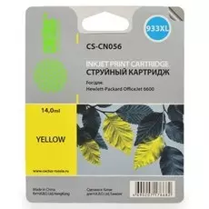 Струйный картридж Cactus CS-CN056 (HP 933XL) желтый увеличенной емкости для HP OfficeJet 6100 (H611a), 6600 (H711a, H711g), 6600 e-AiO, 6700 (H711n), 6700 Premium e-AiO, 7110 WF ePrinter, 7110 (H812a), 7510 e-AiO, 7610 WF e-AiO (14 мл.)