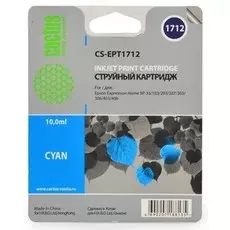 Струйный картридж Cactus CS-EPT1712 (17XL) голубой для принтеров Epson Expression Home XP-33, XP-103, XP-203, XP-207, XP-303, XP-306, XP-313, XP-323, XP-403, XP-406, XP-413, XP-423 (10 мл.)