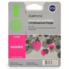 Струйный картридж Cactus CS-EPT1713 (17XL) пурпурный для принтеров Epson Expression Home XP-33, XP-103, XP-203, XP-207, XP-303, XP-306, XP-313, XP-323, XP-403, XP-406, XP-413, XP-423 (10 мл.)