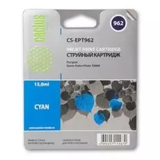 Струйный картридж Cactus CS-EPT962 (T0962) голубой для принтеров Epson Stylus Photo R2880 (13 мл.)