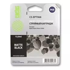 Струйный картридж Cactus CS-EPT968 (T0968) черный матовый для принтеров Epson Stylus Photo R2880 (13 мл.)