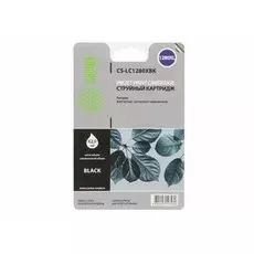 Струйный картридж Cactus CS-LC1280XBK (LC1280XL-BK) черный увеличенной емкости для принтеров Brother MFC J5910DW, MFC J6510, MFC J6510DW, MFC J6710, MFC J6710D, MFC J6710DW, MFC J6910, MFC J6910DW (2'400 стр.)