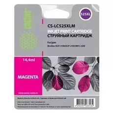 Струйный картридж Cactus CS-LC525XLM (LC525XL-M) пурпурный увеличенной емкости для принтеров Brother DCP J100, DCP J105, MFC J200 (1'300 стр.)