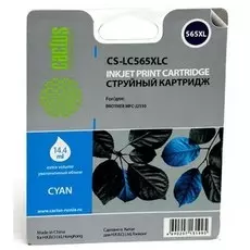 Струйный картридж Cactus CS-LC565XLC (LC567XL-C) голубой увеличенной емкости для принтеров Brother MFC J2310, MFC J2510, MFC J3520, MFC J3720 (1'200 стр.)