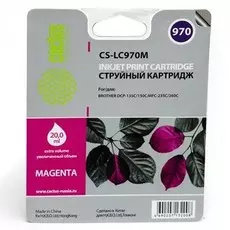 Струйный картридж Cactus CS-LC970M (LC970M) пурпурный для принтеров Brother DCP 135, DCP 135C, DCP 150, DCP 150C, DCP 153C, DCP 157C, DCP 750CN, MFC 235, MFC 235C, MFC 260, MFC 260C (300 стр.)