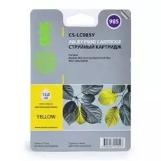 Струйный картридж Cactus CS-LC985Y (LC985Y) желтый для принтеров Brother DCP J125, DCP J140W, DCP J315, DCP J315w, DCP J515, DCP J515w, MFC J220, MFC J265, MFC J265W, MFC J410, MFC J415W (260 стр.)