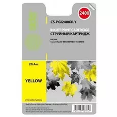 Струйный картридж Cactus CS-PGI2400XLY (PGI-2400XL Y) желтый для Canon MAXIFY iB4040, iB4140, MB5040, MB5140, MB5340, MB5440 (1'755 стр.)