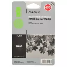 Струйный картридж Cactus CS-PGI450 (PGI-450PGBk) черный матовый для Canon Pixma iP6840, iP7240, iP8740, iX6840, MG5440, MG5540, MG5640, MG6340, MG6440, MG6640, MG7140, MG7540, MX724, MX924 (300 стр.)