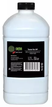 Тонер Cactus CS-MPT5-1000 (MPT5-1000) черный флакон 1000гр. для принтера HP LJ 1010, 1012, 1015, 1020, 1022.