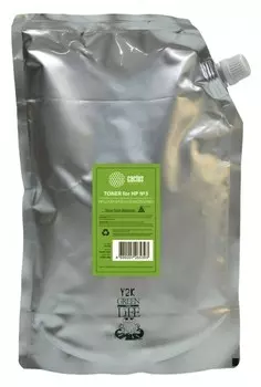 Тонер Cactus CS-THPU-1000B черный (пакет 1'000 гр.) для картриджей HP CF237A, HP CF281A, HP CF283A, HP CB436A, HP CB435A и их аналогов Cactus CS-CB435AS, CS-CF283A, CS-CF281A, CS-CF237A, CS-CB435A, CS-CB436A