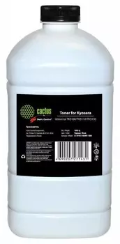 Тонер Cactus CS-TKYOFS4100DN-1000 черный (флакон 650 гр.) для принтера Kyosera M2135DN, M2635DN, M2735DW, M2040DN, M2540DN