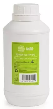 Тонер для принтера Cactus CS-THP2-150 черный (флакон 150 гр) HP LJ 1000, 1200, 1150, 9000