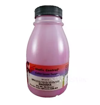 Тонер Static Control HP1515-40B-MA пурпурный для картриджей HP CB543A и их аналогов.