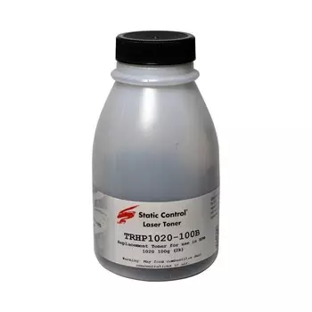 Тонер Static Control TRHP1020-100B черный для принтера HP LaserJet 1010, 1012, 1015, 1020 (флакон 100 гр.)