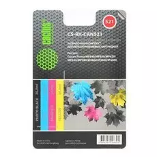 Заправка для ПЗК Cactus CS-RK-CAN521 цветной Canon PIXMA MP540 (4*30ml)