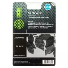 Заправочный набор Cactus CS-RK-CZ101 черный для HP DeskJet 2515, 3515 DeskJet Ink Advantage 1015 (2*30ml)