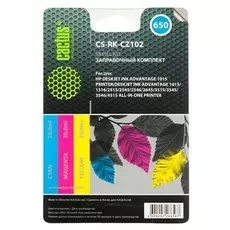 Заправочный набор Cactus CS-RK-CZ102 многоцветный для HP DeskJet 2515, 3515 DeskJet Ink Advantage 1015 (3*30ml)