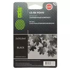 Заправочный набор Cactus CS-RK-PG445 черный для Canon Pixma MG2440, MG2540 (2*30ml)