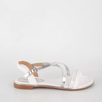 Белые босоножки из эко-кожи Beira rio