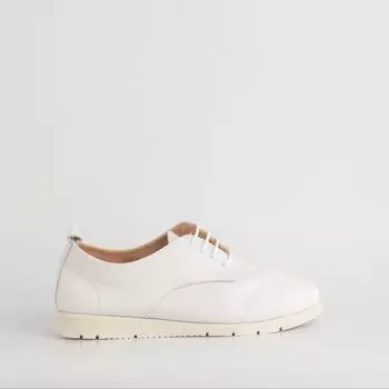 Белые кожаные кеды Calipso