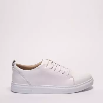 Белые кожаные кеды Calipso