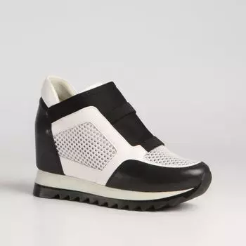 Белые кожаные кроссовки Calipso