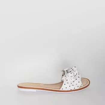 Белые сабо из эко-кожи Moleca