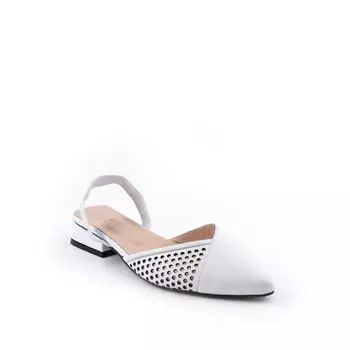 Белые кожаные туфли Calipso