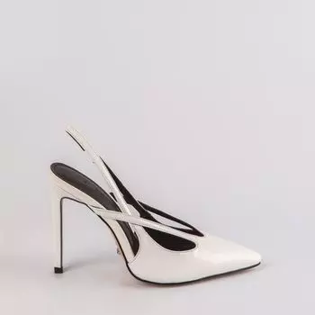 Белые кожаные туфли Calipso