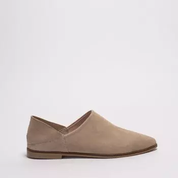 Бежевые кожаные лоферы Calipso