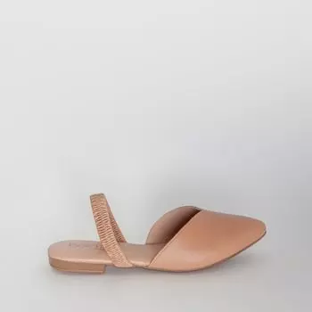 Бежевые туфли из эко-кожи Beira rio