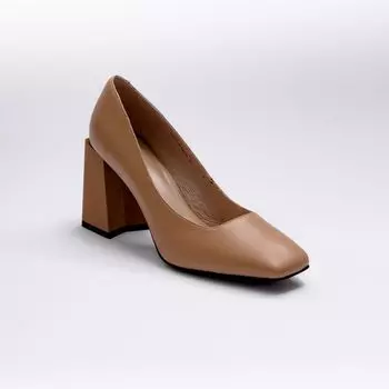 Бежевые кожаные туфли Calipso