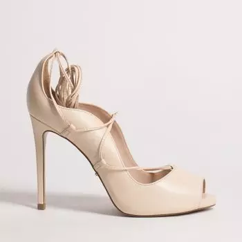 Бежевые кожаные туфли Calipso