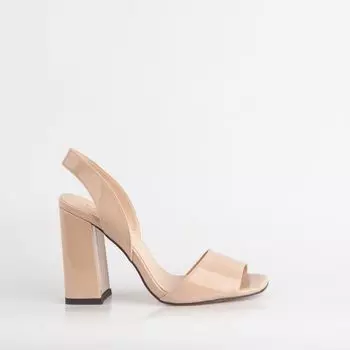 Бежевые лаковые босоножки Calipso