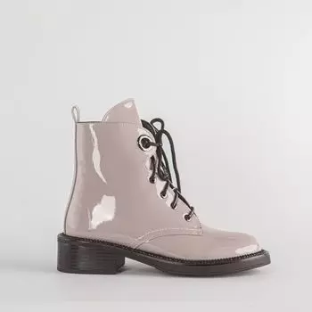 Бежевые лаковые ботинки Calipso